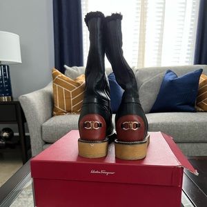 Salvatore Ferragamo calf leather Boots